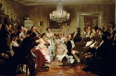Ein Schubert-Abend in einem Wiener Salon